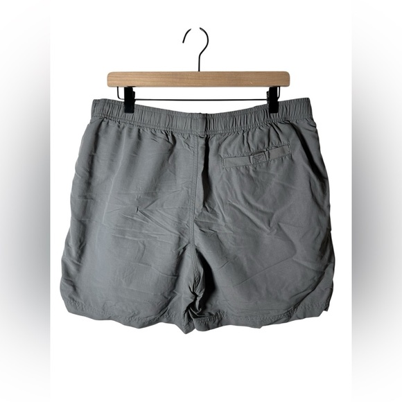 L.L. Bean Men’s Swim Trunks Board Shorts Gray Supplex Nylon Size L - Picture 3 of 7